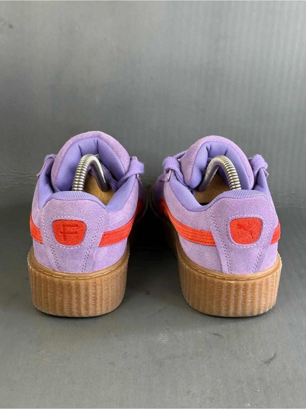 Fenty x Puma Creeper Phatty 'Lavender Burnt Red' sneaker shoes womens 8